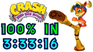 Crash: Mind Over Mutant (360) 100% Speedrun in 3:33:16