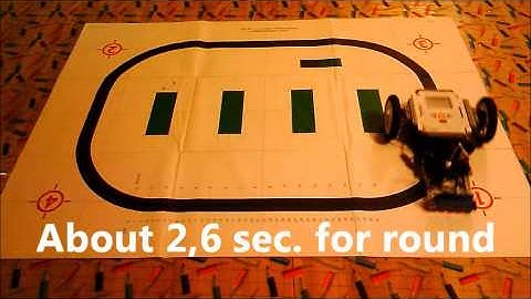 Very Fast Line Follower Lego NXT Test Pad