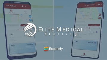 Elite Medical Staffing: App Intro | Animated Explainer Video