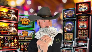 AMAZING BONUS RUNS! 🎰 Slot Machine Play! INCREDIBLE FUN on new Ainsworth games at Shoshone Rose!