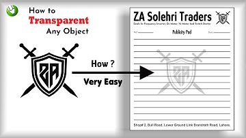 Coreldraw Designing Tips 01 | How to Transparent any Object in CorelDraw