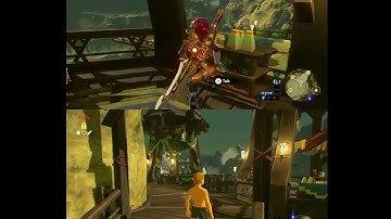 Zelda BOTW splitscreen co-op mod (no commentary) Part 6