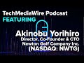 Newton Golf Company (NWTG) CTO Aki Yorihiro Talks Fast Motion Shaft Breakthrough on TechMediaWire