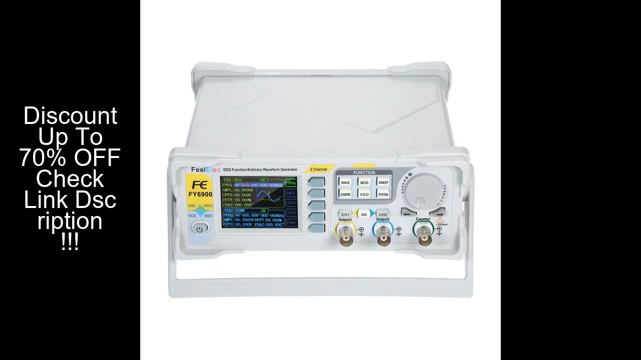 FY6900 100MHz Function Signal Generator DDS Dual-channel Function Signal/Arbitrary Waveform Generato
