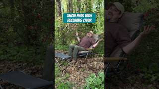 A THRONE fit for a CAMPSITE KING!? Snow Peak Wide Reclining Chair
