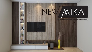 Tv Unit colour option with new mika laminates.