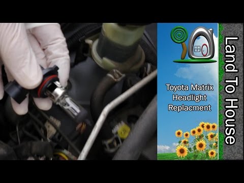 Toyota Matrix Headlight Replacment