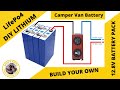 Self Build LifePo4 Lithium Camper Van 12v 105Ah Battery Pack