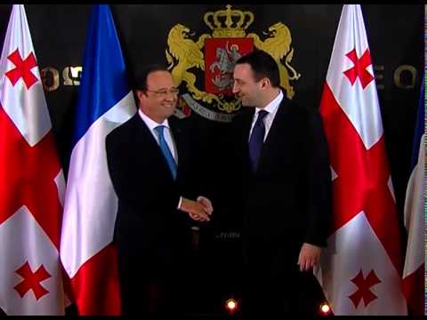 საფრანგეთის პრეზიდენტის ვიზიტი დაიწყო