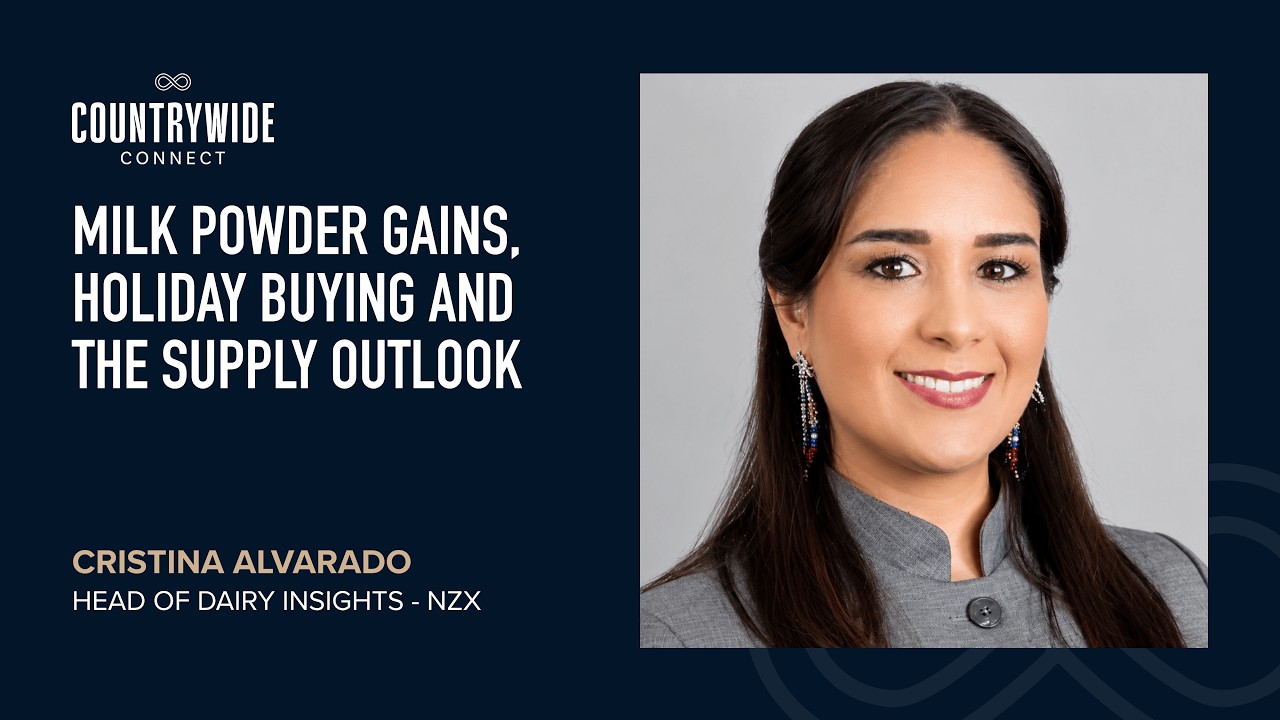 Protein demand lifts Global Dairy Trade prices 2.5% | Cristina Alvarado, NZX