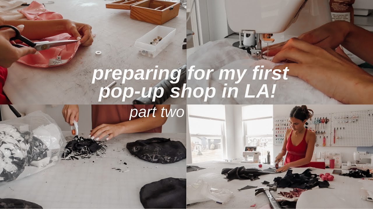 Preparing for my First Pop-Up Shop in LA! (Part 2) | VLOG