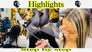 Highlight Color technique || Step by step || P SQUARE SALON screenshot 4