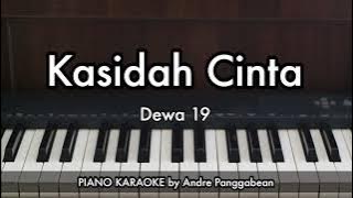 Kasidah Cinta - Dewa 19 | Piano Karaoke by Andre Panggabean