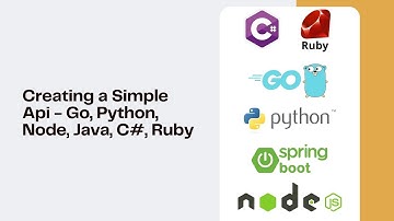 Creating a simple Rest API - Golang, Python, Node.js, Java, C#, Ruby
