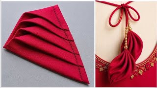 (wow) easy & beautiful latkan design tutorial ✨ beautiful latkan design and stitching @sohojselaigor