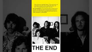 EL FIN DE THE DOORS SU FUERTE IMPACTO LETRA ANALISIS #jimmorrison #thedoors #rock