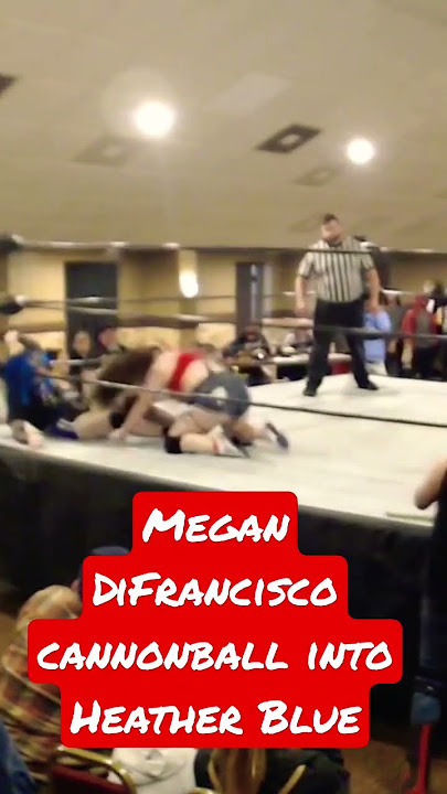 Megan DiFrancisco cannonball into Heather Blue @Grizzly Pro Wrestling