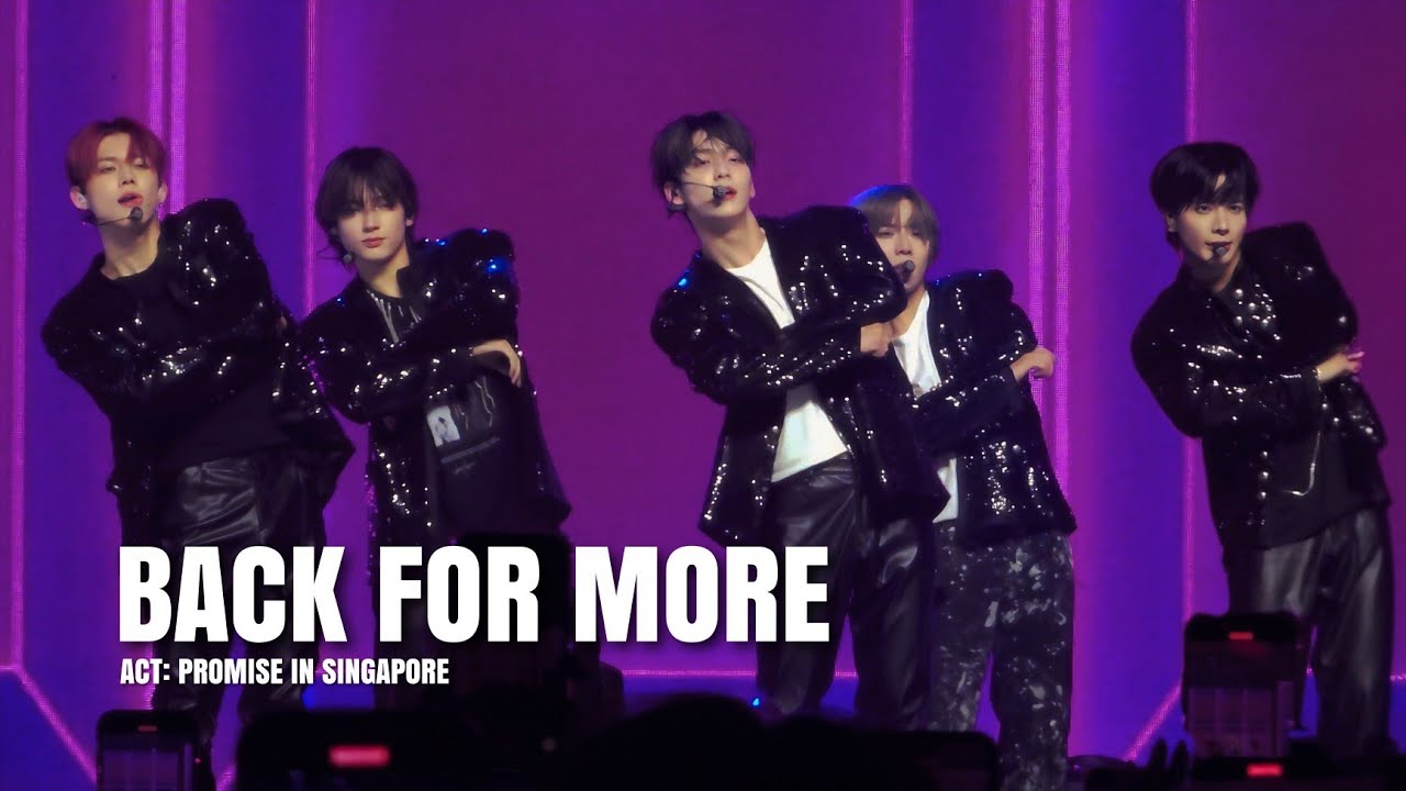 240907 Back For More - TXT 투모로우바이투게더 Act Promise in Singapore