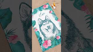 Fun Beach Towel for Dog Lovers #personalized #gifts #summer #giftfordoglovers