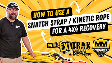 How to use a Snatch Strap / Kinetic Rope for a 4x4 Recovery | Mean Mother 4x4