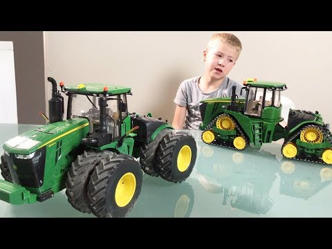 john deere toy tractor videos