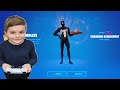 TRUMAnn And His 8 Year Old Kid Unlocking NEW FREE Fortnite EPIC Emote And FREE Glider Umbrella