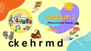 🎧Jolly Phonics Group 2 Sound Reading Practice 🎤 Letter Sound Songs