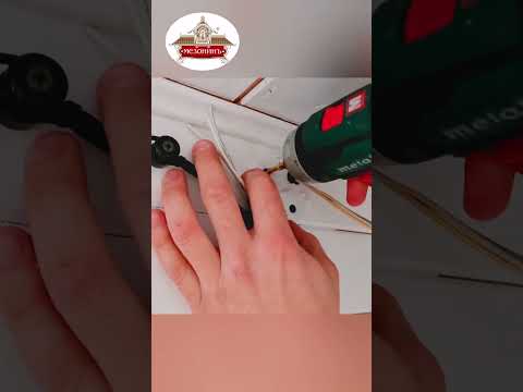 👨‍🔧 Ретро проводка. Монтаж фарфоровой распаечной коробки. 1-й этап #монтаж #ретроэлектрика #shorts