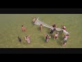 Partie de pêche en bord de mer filmé par un drone
