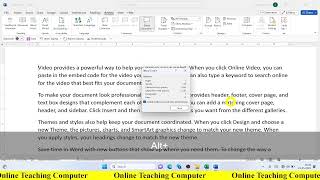 Word Count Function 2 methad #computer #onlineteachingcomputer #2023 #msword
