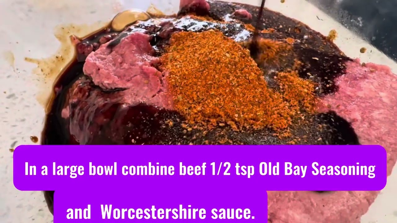 Chesapeake Cheddar Burger with Aoili Sauce / Bold Coastal Flavor in every Bite.