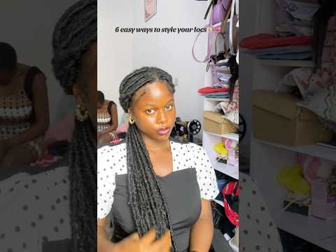 Different way to style your locs✨✨Virgin hair!!!! My one week locs already looking like months old