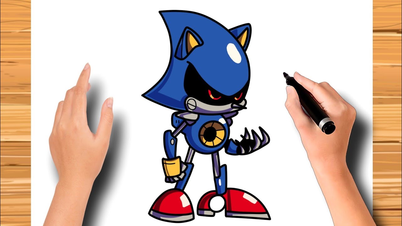 COMO DESENHAR O Metal Sonic 