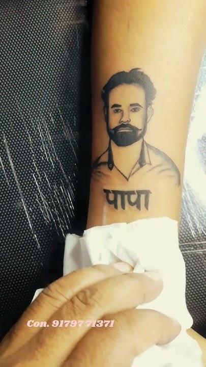  portrait tattoo#name tattoo#new tranding tattoo#couple tattoo#coler ...
