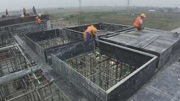 Cách lắp đặt cốt pha sàn