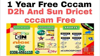 1 Year Free Cccam Sever 2022 | 365 Day Free line 2023 Videocon free cccam | Dishtv Free cccam Sever