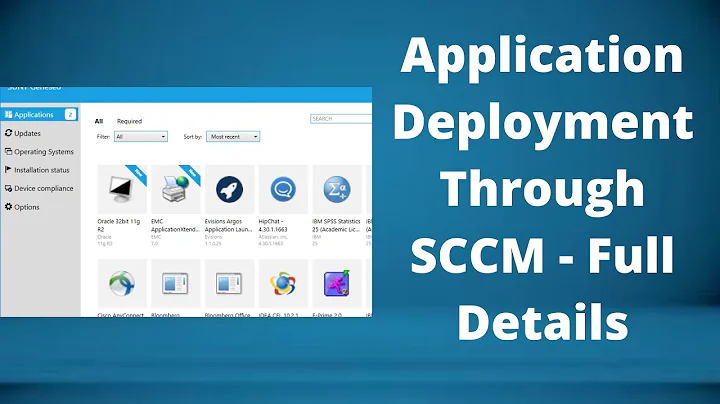 How to Create, Manage, and Deploy Applications in Microsoft SCCM | Application Deployment SCCM 2012