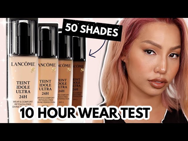 SUMMER APPROVED..WHAT MATCHES?!  LANCOME TEINT IDOLE 24HR FOUNDATION WEAR  TEST 