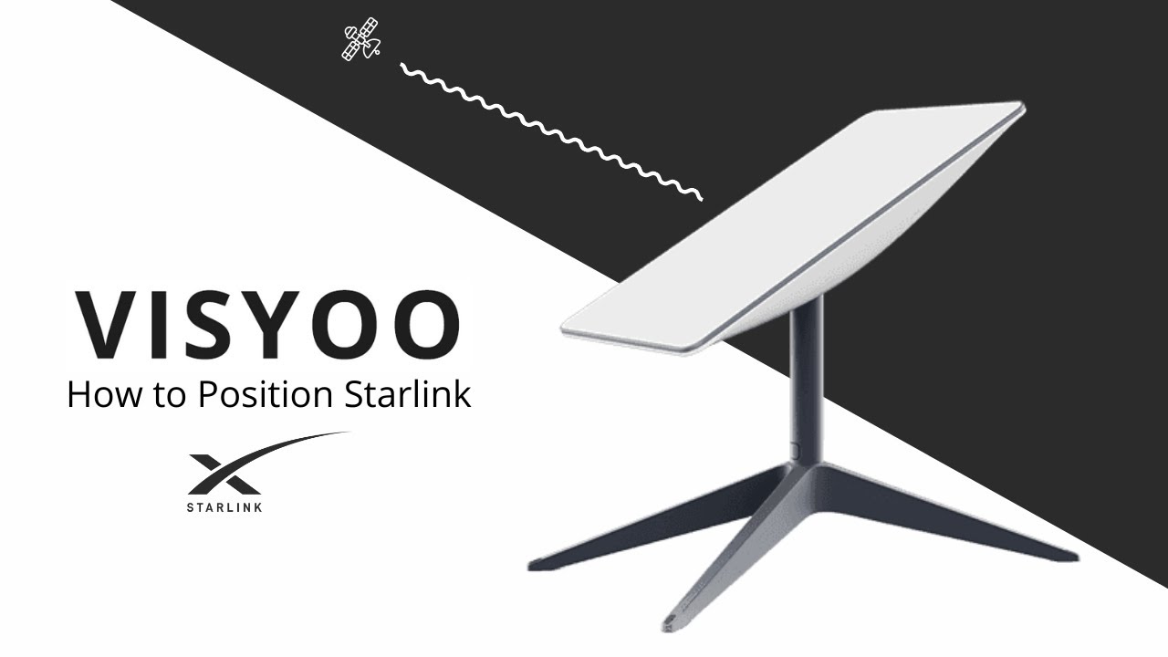 How to Install and position your Starlink dish.