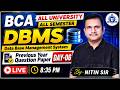 🔥DBMS || BCA All Semester || Previous year Question Paper 2026 || DAY-06 || BY- NITIN SIR