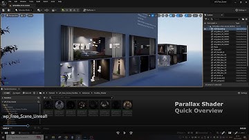 wParallax Free scene for Unreal Engine