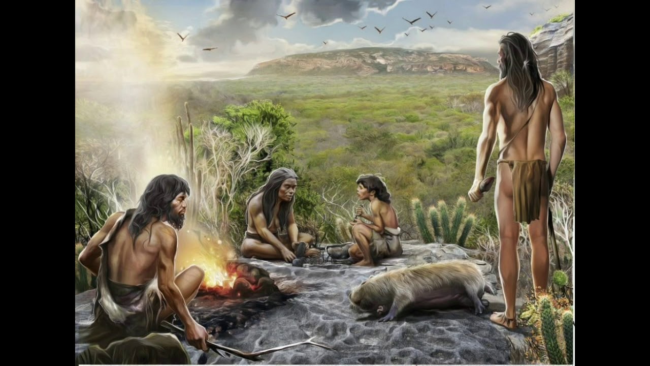Первобытные люди и природа. Древние люди. Первобытное общество. Первобытные люди. Доисторический человек.