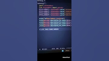 How to Trace Phone Location with Python |phone kaise track kare | phone ki location kaise pata kare