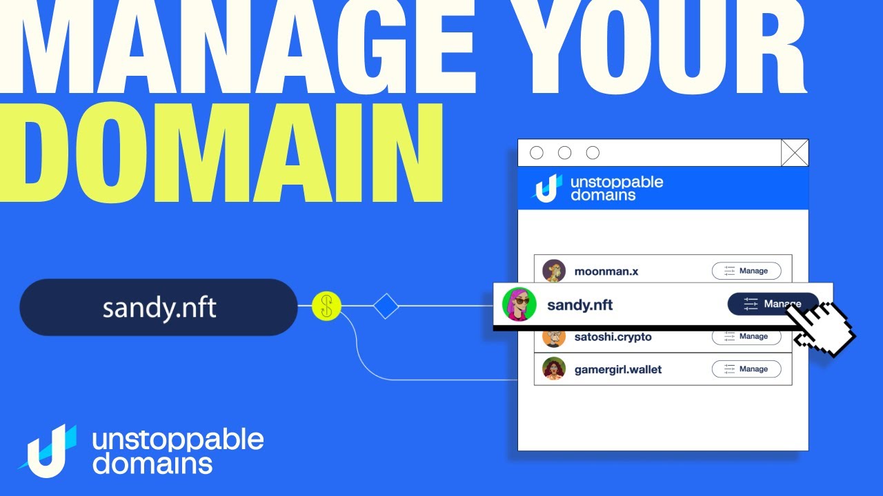 Get a domain, set up a wallet, set-up your domain