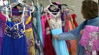 Prom dress resale helping students sell gowns