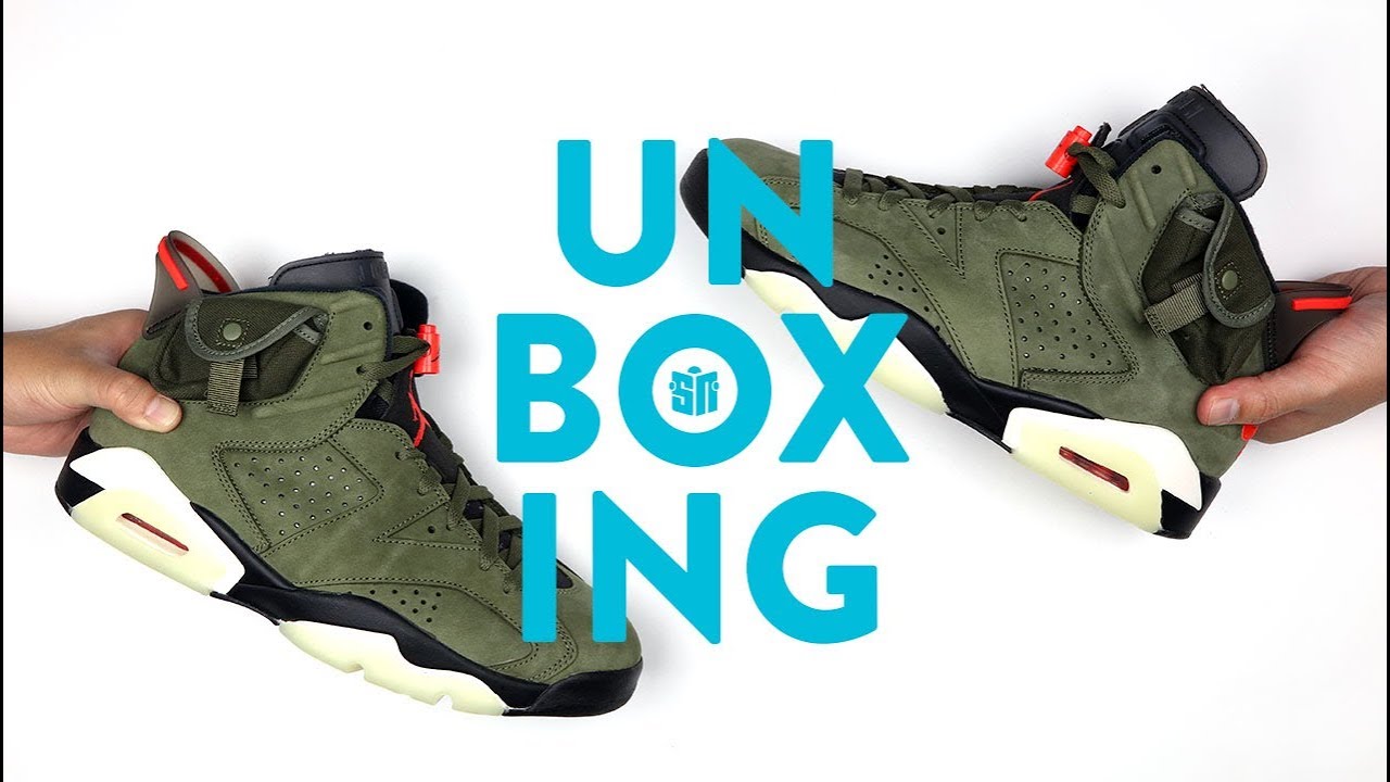 Air Jordan 6 Travis Scott Unboxing 