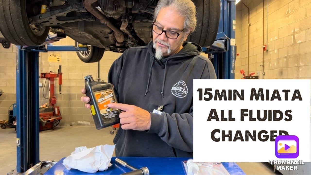 Замена жидкости Miata за 15 минут, Spec Miata, автокросс, MX5, гоночный автомобиль