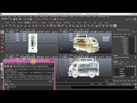 Setup and use Polygon Cruncher for Maya