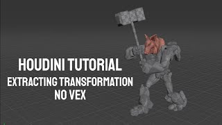 Houdini tutorial Extracting transformation no VEX
