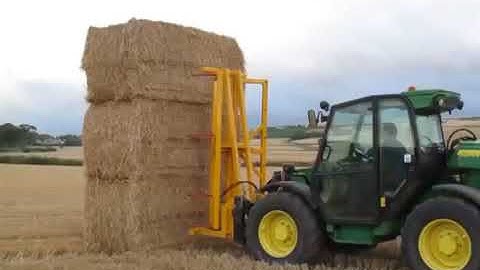 Big Square and Round Bale Stacker